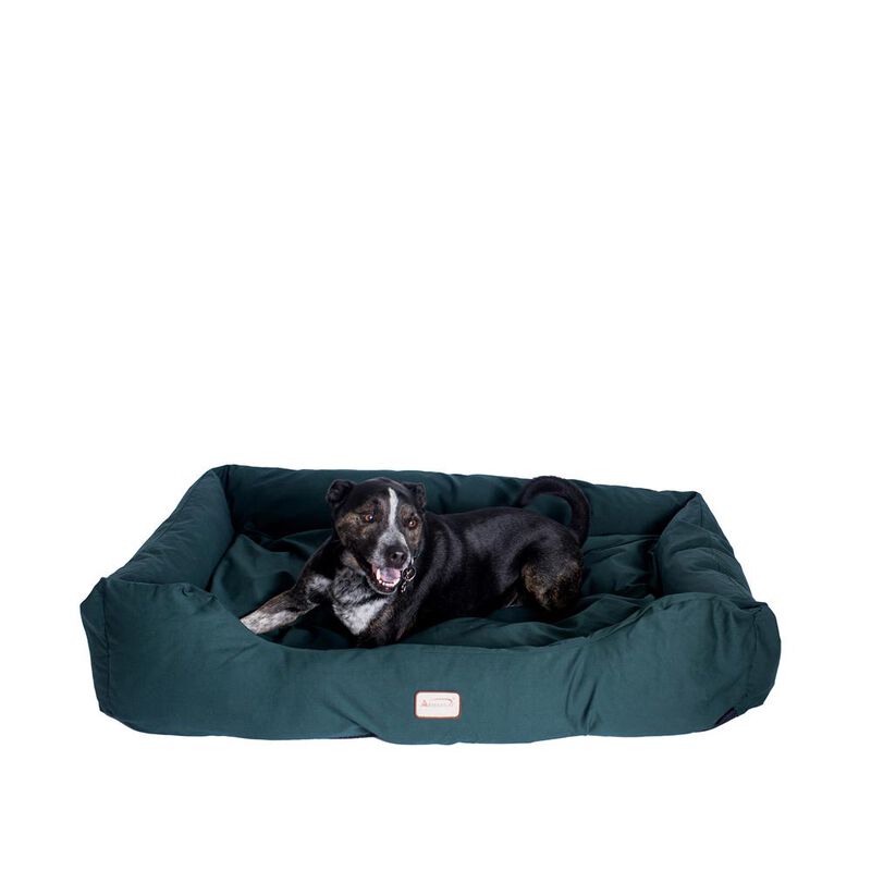 Armarkat Extra Large Laurel Green Bolstered Pet Bed