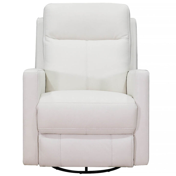 Vienna Power Headrest Swivel Glider Leather Recliner