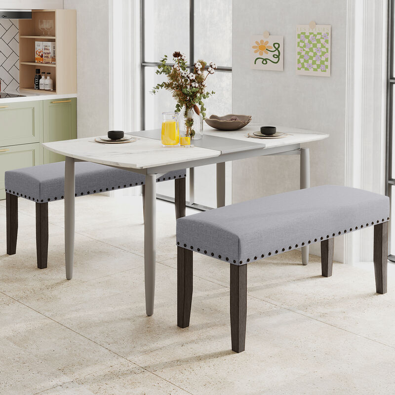 Upholstered Entryway Bench End of Bed Bench