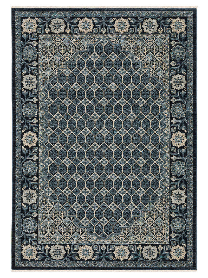 Capella 5'3" x 7'6" Blue Rug image number 0