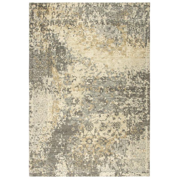 Hybrid Cut Pile Wool Rug, 5' x 8'
