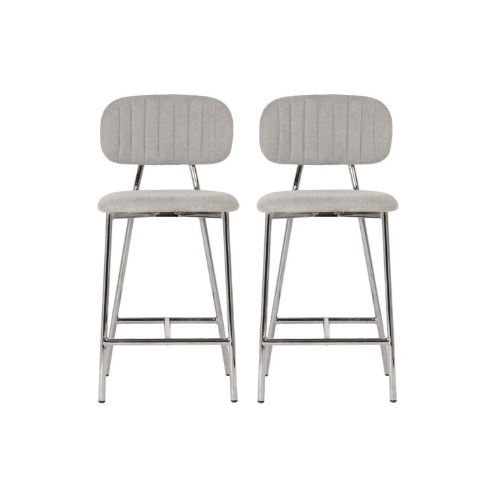 Ariana Grey Counter Stool (Set of 2)
