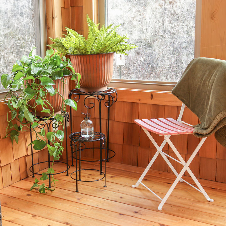 Carlotta Metal Outdoor Planter Set of 4