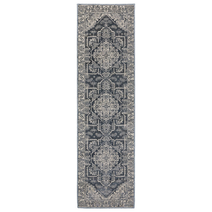 HomeRoots Medallion Runner Rug