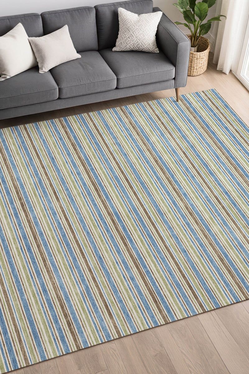 Soft Essentials SE2 Blue 9' x 12' Rug image number 1