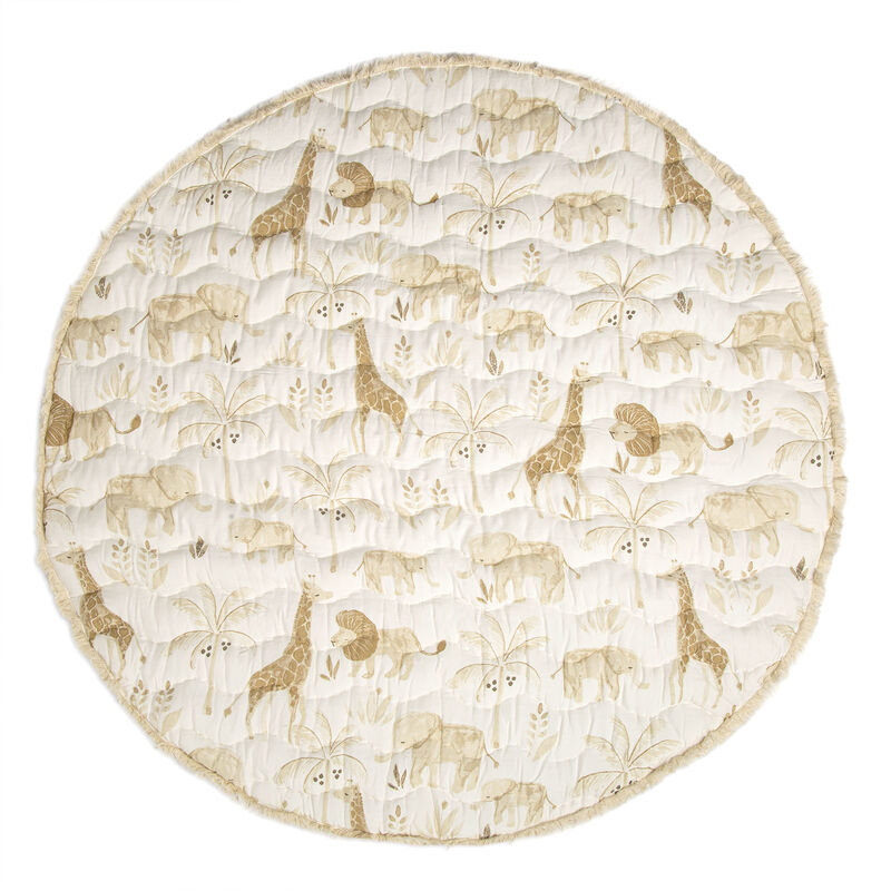Kendi Quilted Safari Baby Play Mat image number 2