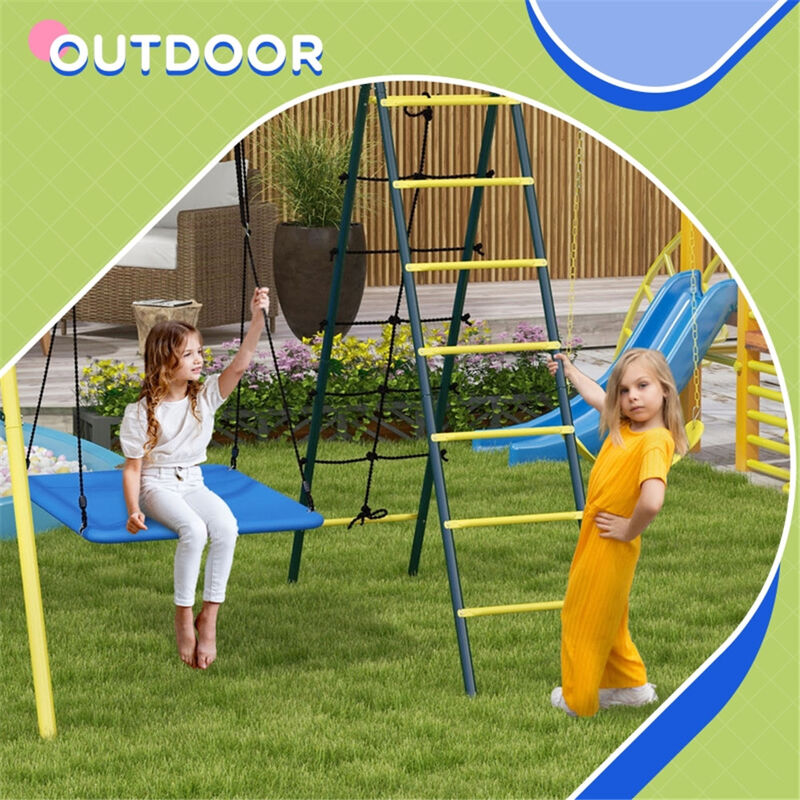 Outdoor Swing for Kids & Adults Sturdy Backyard Swing Seat for Fun & Relaxation