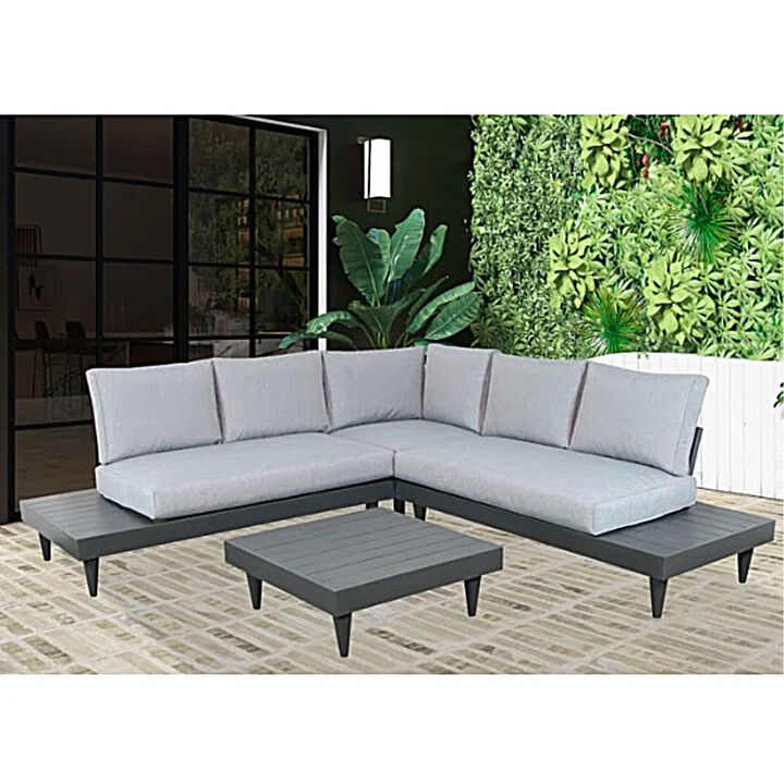 Living Source International  4 - Person Outdoor Seating Group with Cushions