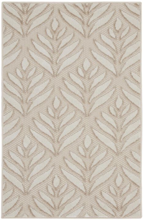HomeRoots Floral Indoor Outdoor Area Rug
