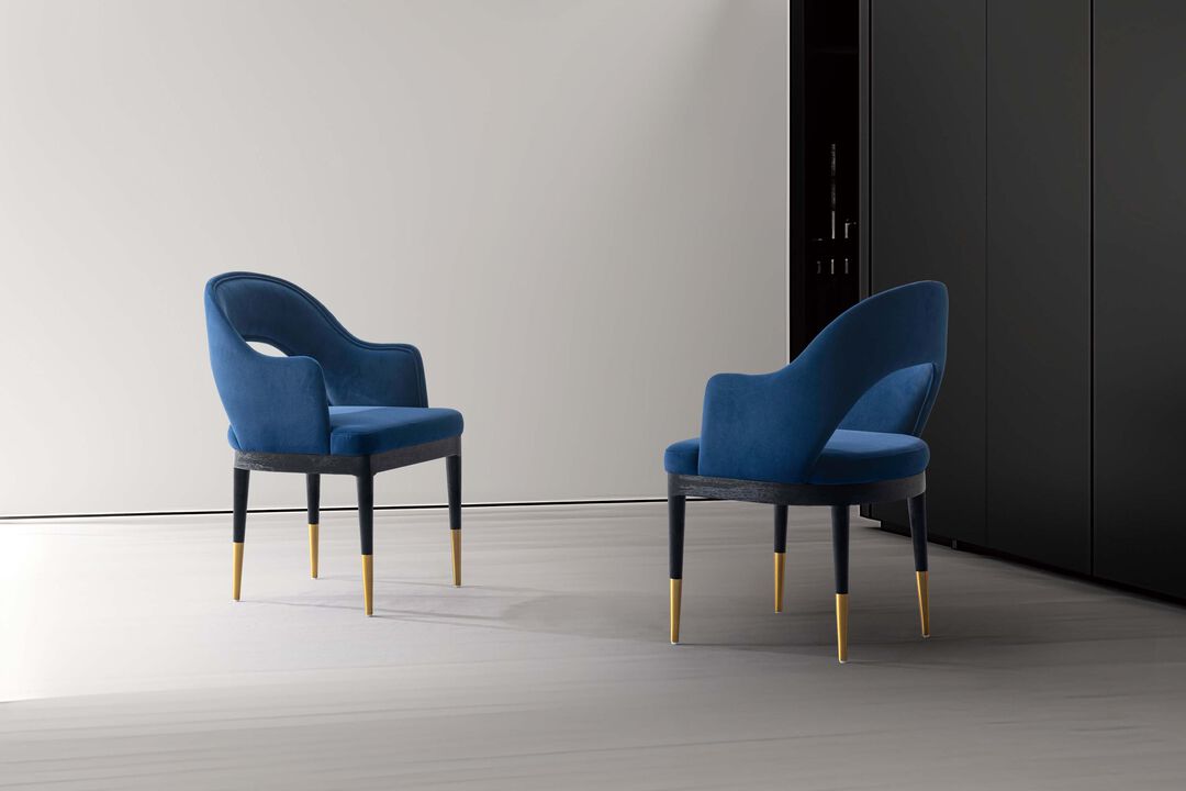 Carrington Blue Dining Chairs (Set of 2)