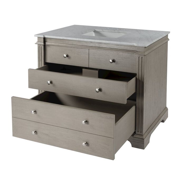 Butler Specialty Rachelle 42 in. W Single Bathroom Vanity Set, Gray