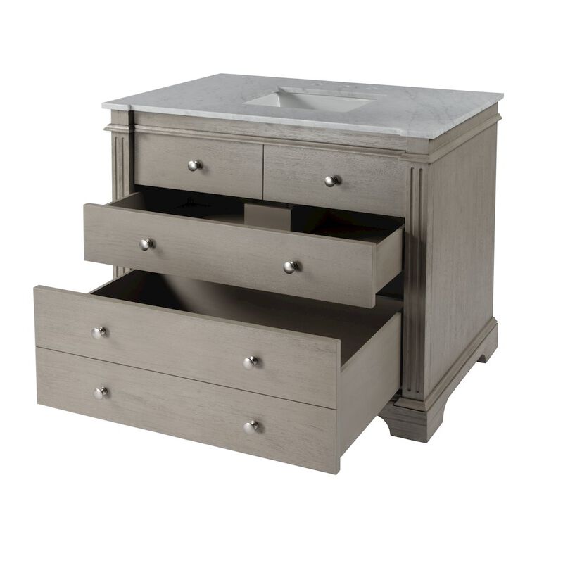 Butler Specialty Rachelle 42 in. W Single Bathroom Vanity Set, Gray