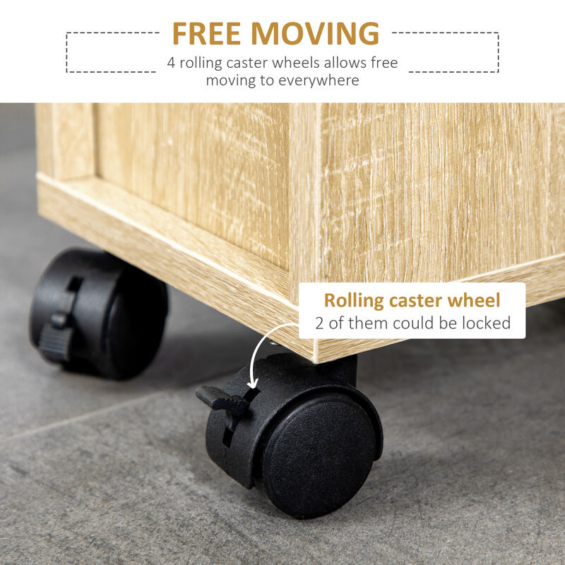 Modern Bathroom Cabinet with Doors and Open Shelves image number 4