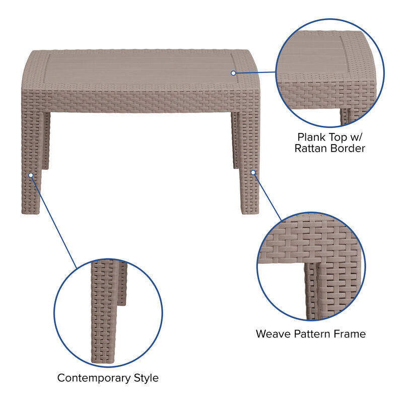 Rattan Patio Coffee Tables
