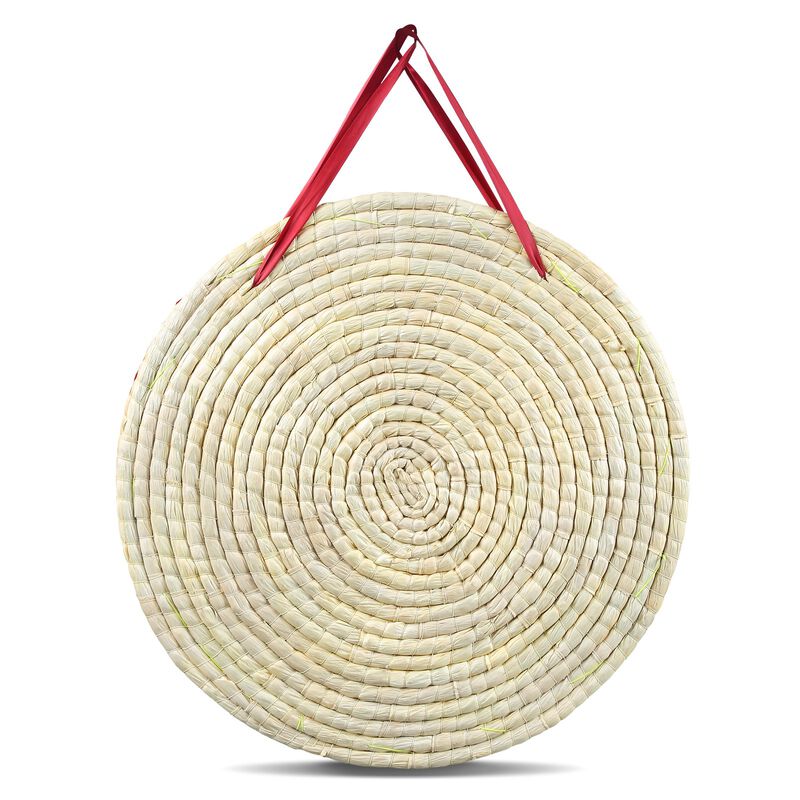 Handmade Straw Arrow Target, 3-Layer Round Archery Target for Outdoor Bow Shooting-Multi Color image number 8