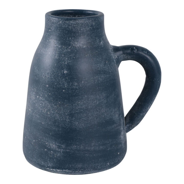 8x8" Terracotta Vase W/Handle