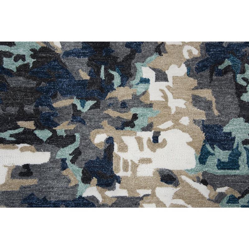 Vivid Gray 8'6"X11'6" Hand-Tufted Rug
