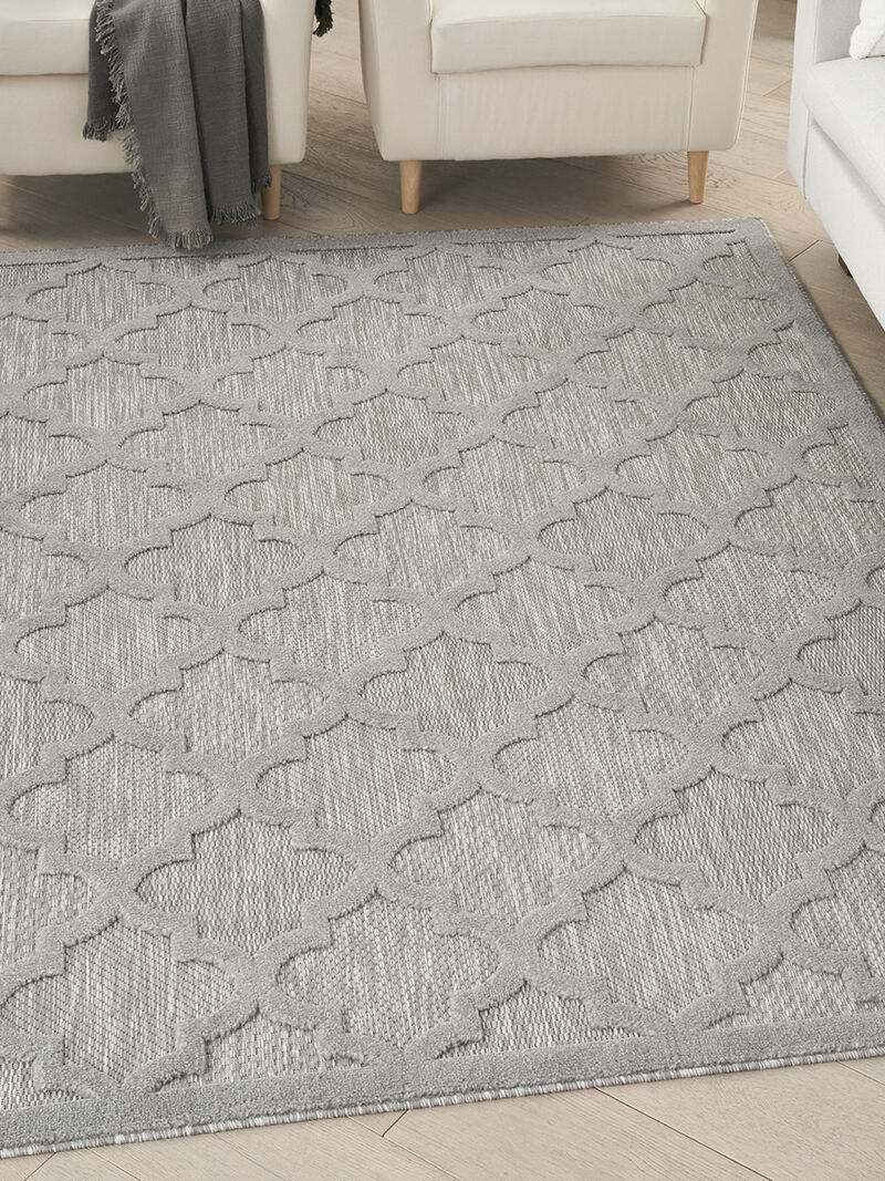 Easy Care NES01 Silver/Gray 4' x 6' Rug