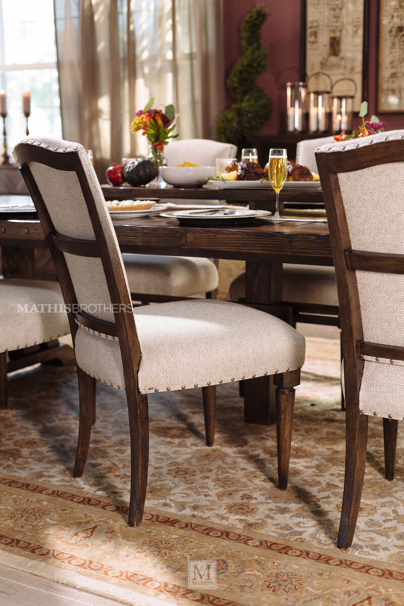 Roslyn County Deconstructed Upholstered Host Chair