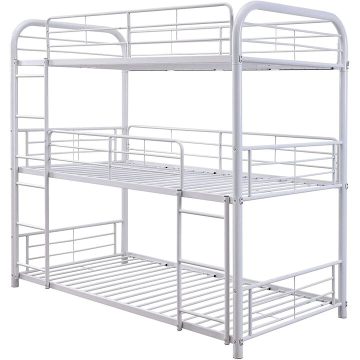 Cairo Bunk Bed - Triple Full in White