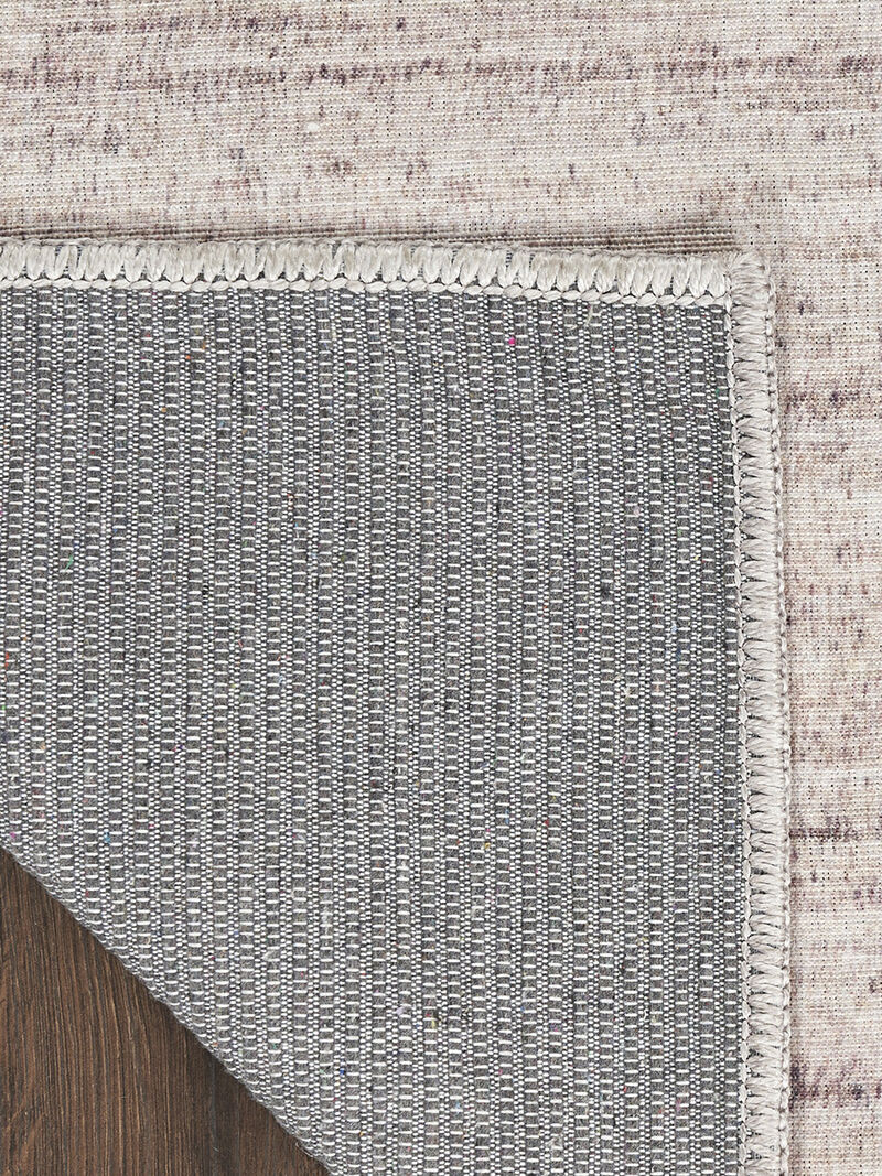 Washable Essentials WAE01 Ivory/Mocha 2' x 6' Rug image number 2