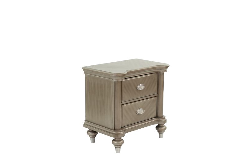 Streamdale Nightstand In Champagne