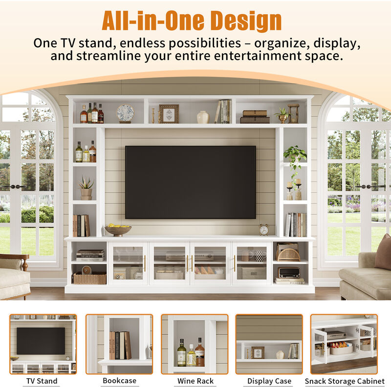 TATEUS Entertainment Center Wall image number 4