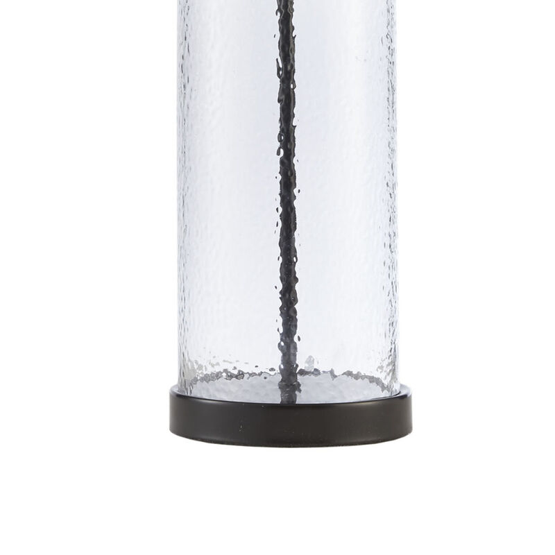 Streamdale Macon Glass Cylinder Table Lamp