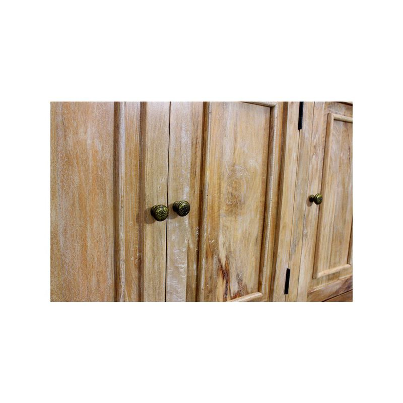 Bayside 54 3-Door Sideboard in Natural Finish