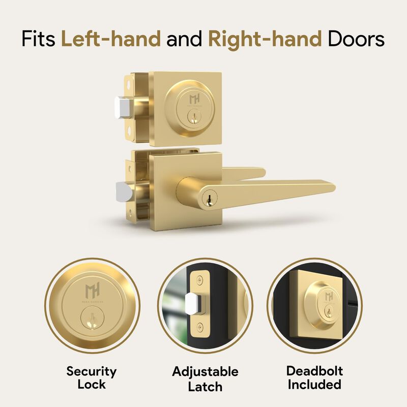 Mega Handles | Schein Lever and Deadbolt Combo