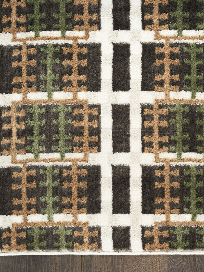 Nordic NRC08 Charcoal/Multicolor 8' x 10' Rug