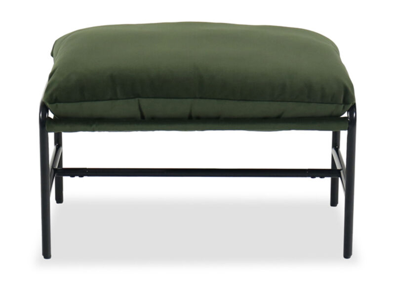 Industry Green Ottoman