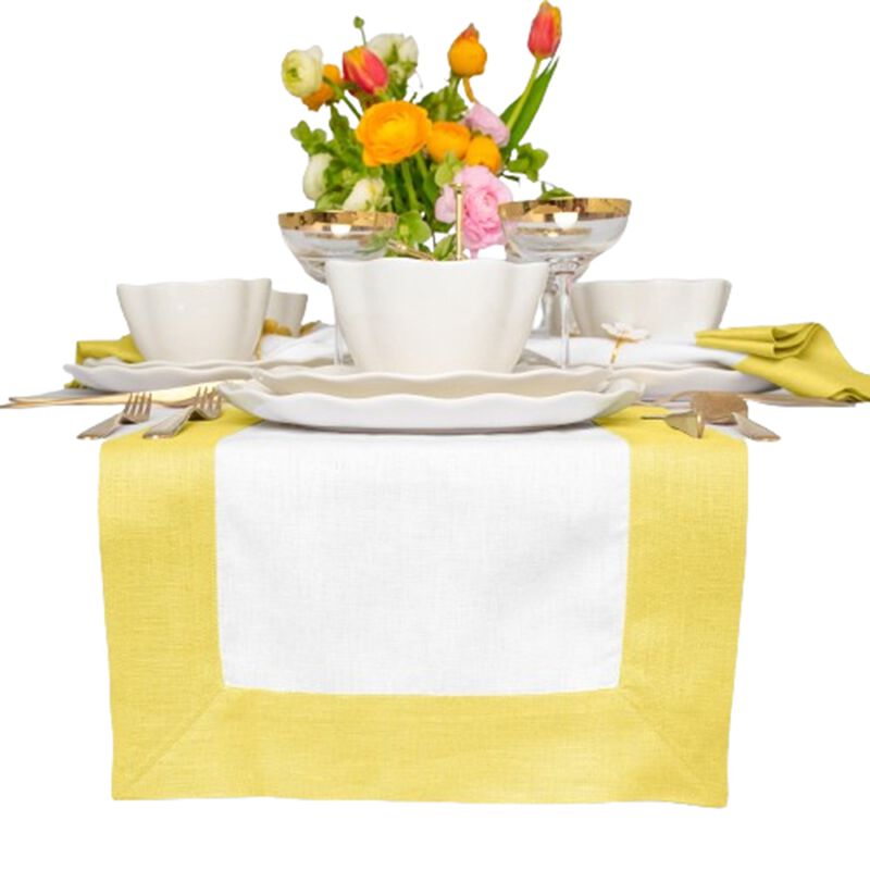 Solino Home 100% Pure Linen Table Runner - Contempo