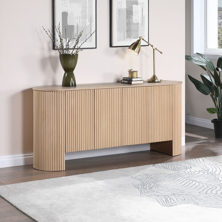 Meridian Furniture Belinda Oak Sideboard/Buffet