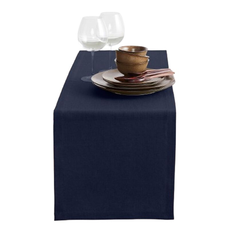 Solino Home 100% Pure Linen Table Runner - Diana