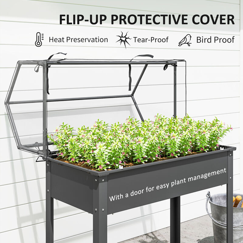 Hivvago Elevated Vegetable Planter with Drainage Hole image number 3