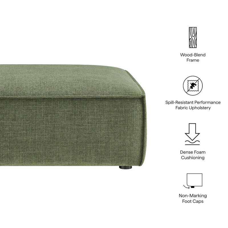 Restore Performance Fabric Upholstered Modular Ottoman image number 1