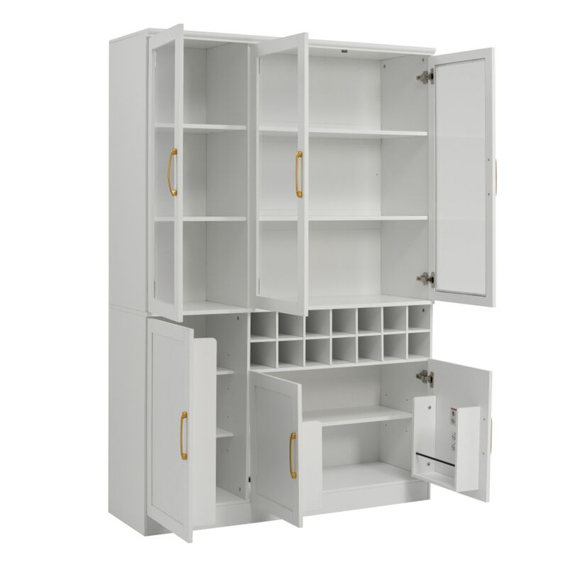 Fedcud Tall Wine Bar Cabinet image number 7