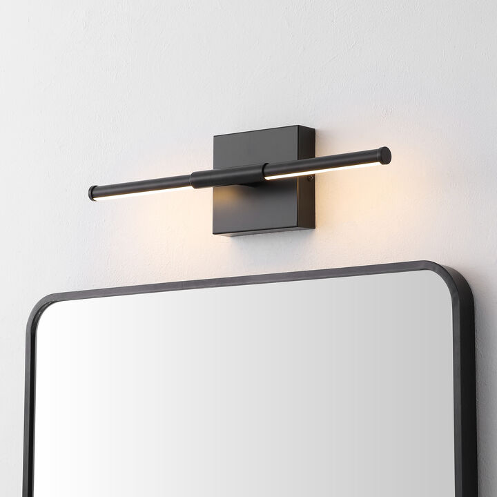 Makena Modern Minimalist Dimmable Integrated LED Metal Wall Sconce
