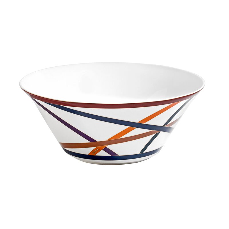 Salad Bowl NASTRI MULTICOLOR, diam. 10.43", H 4.33" image number 0