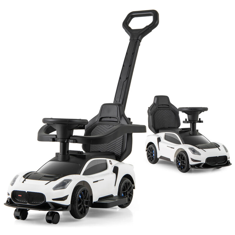 Kids 3 in 1 Ride On Push Car with Music and Sliding Function image number 3