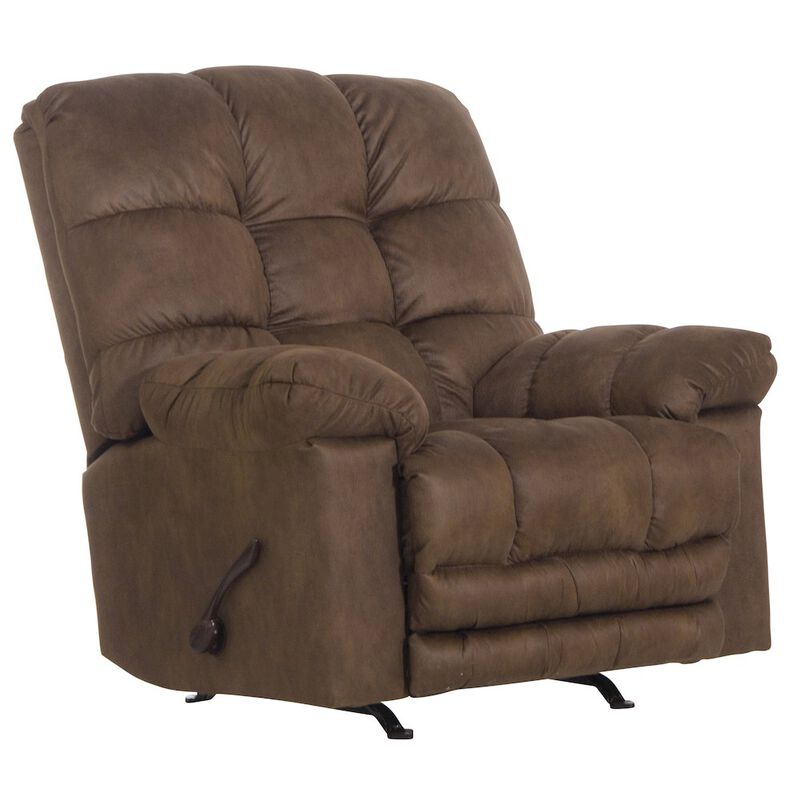 Catnapper Machado Oversized Chaise Rocker Recliner with X-tra Extension Footrest