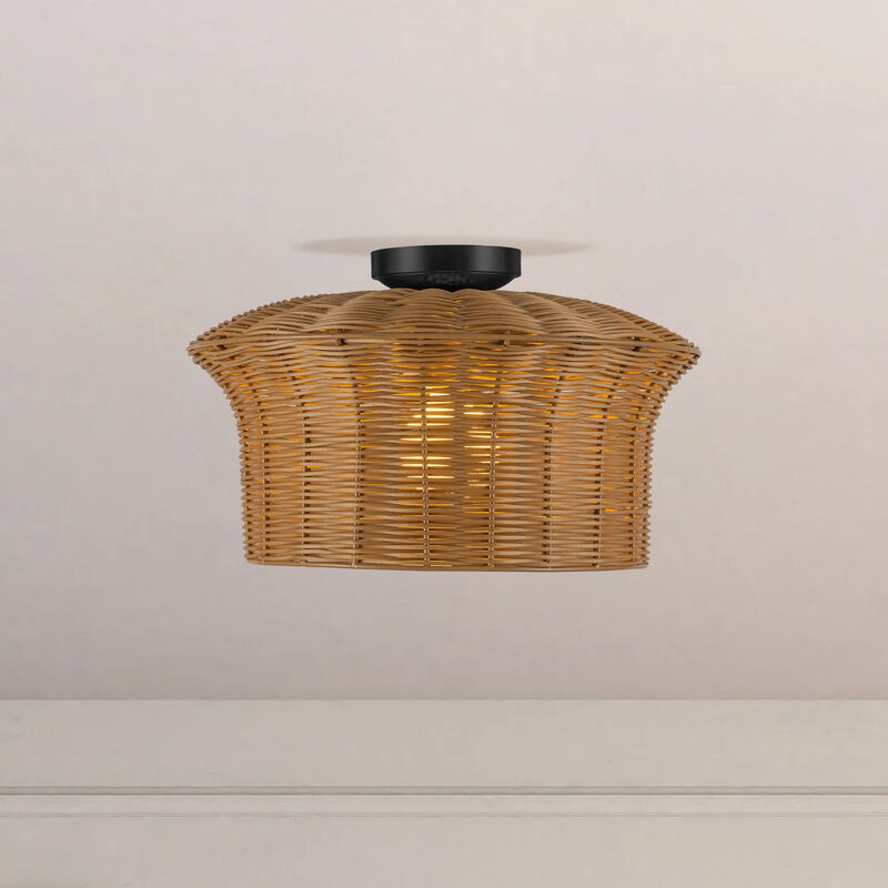 Kai 16 in Socket Semi Flush Mount image number 3