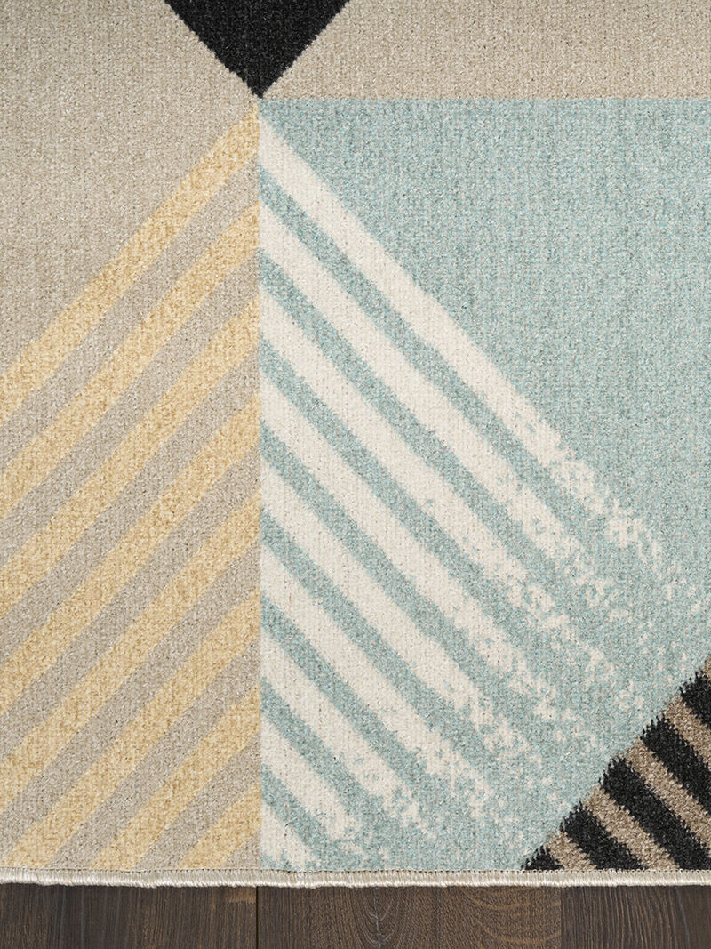 Washable Decor WSD10 Multicolor 5'3" x 7' Rug