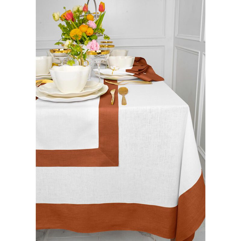 Solino Home 100% Pure Linen Tablecloth - Contempo