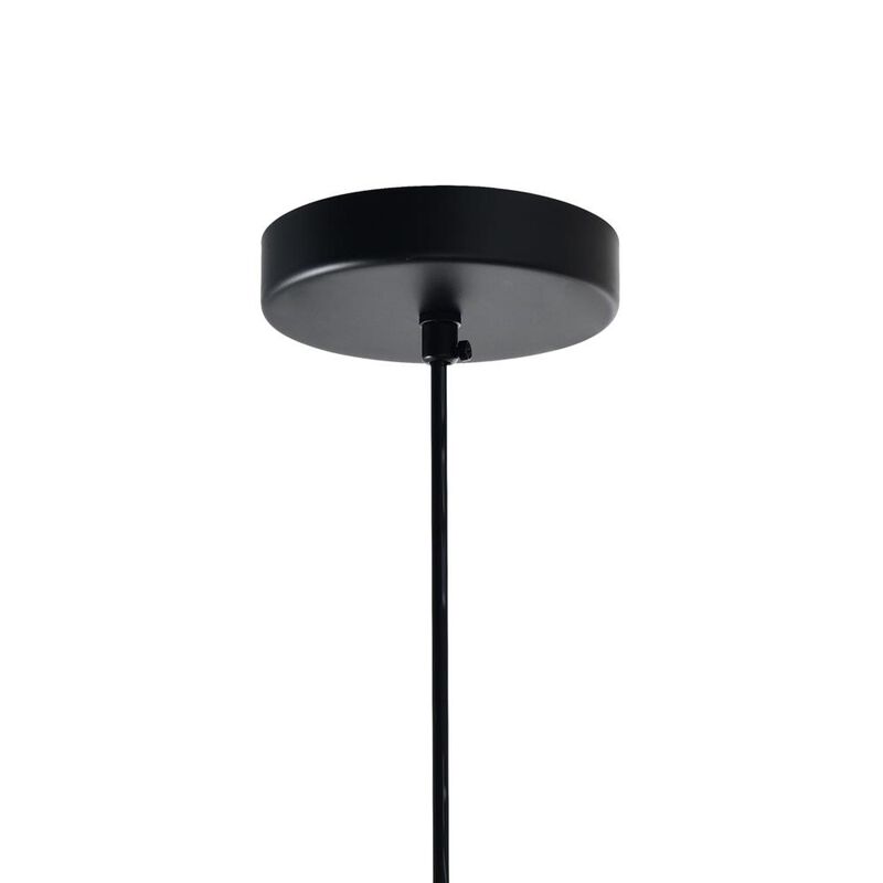 Elisa 1 Light Down Pendant With Black Finish