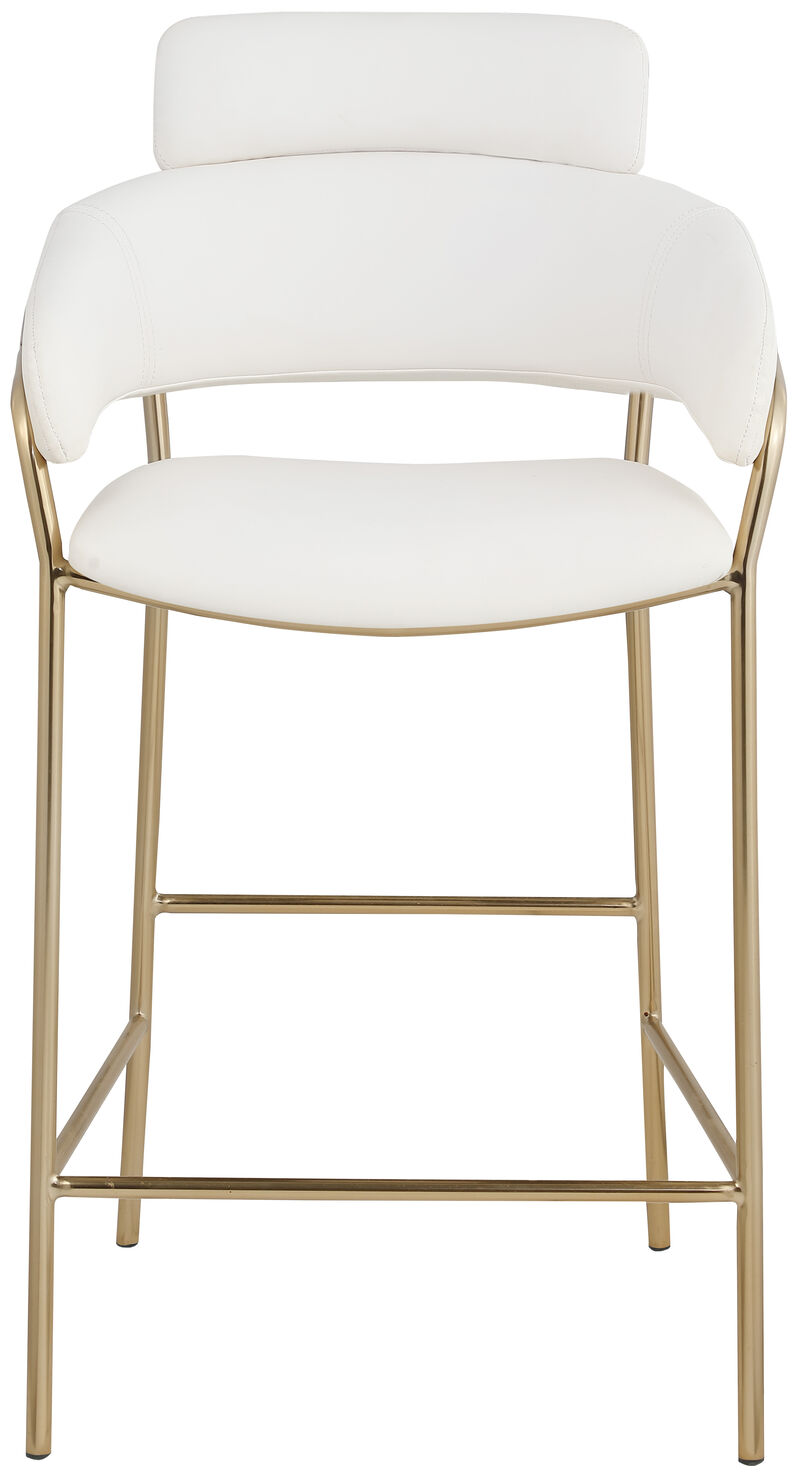 Meridian Furniture Yara Velvet Counter Stool