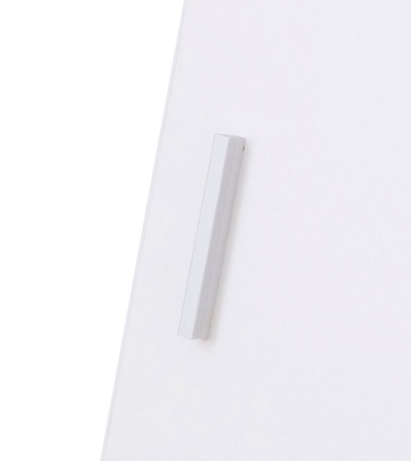 Modern Long Bathroom Wall Mounted Cabinet, White