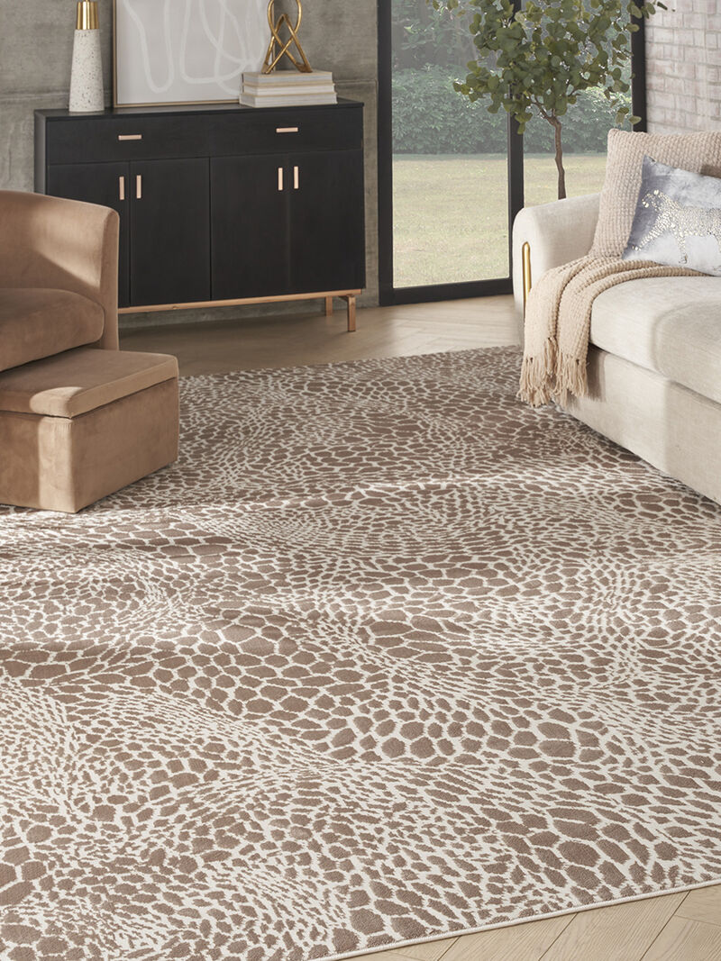 Desire DSR08 Camel/Silver 9' x 12' Rug