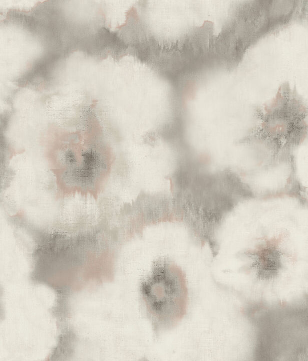 Blended Floral Clay Wallpaper